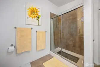 Primary bathroom shower