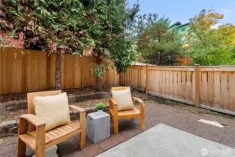 Back Patio with Pavers