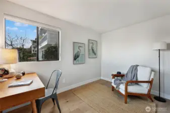 A great office or could be used as a second bedroom.