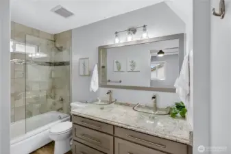 Primary bathroom with updates