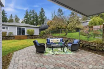Private patio perfect for entertaining or relaxing