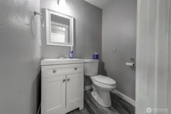 Main floor bathroom