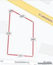 Approximate property dimensions .37 acres