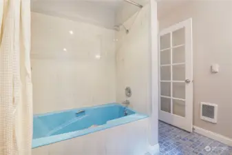 Full Bath on Lower Level
