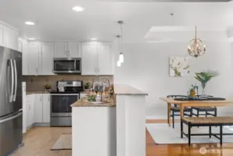 Kitchen and dining