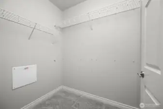 Primary walk-in closet
