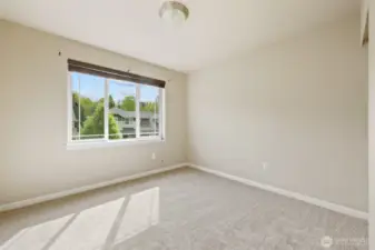 4th bedroom- could be used as an office- windows face the quiet street.