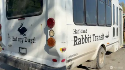 The Rabbit Transit, shuttles property owners & their guests to & from their homes to the marina