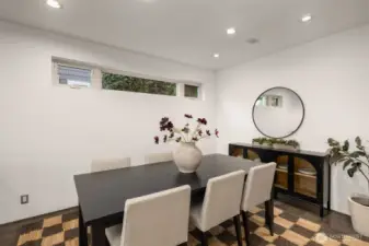 Main level dining room