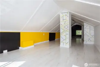 Another view of the attic space.