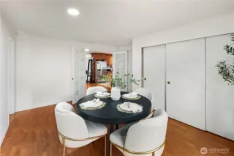 Additional closet space in the bonus room is a plus