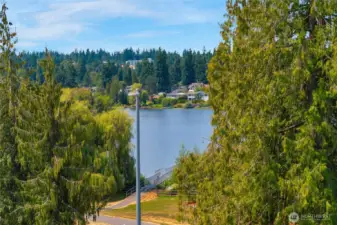 Lakeside picnic area, part of the Lake Ballinger, Mountlake Terrace Parks is just across the street with adjoining ball field and playgrounds.