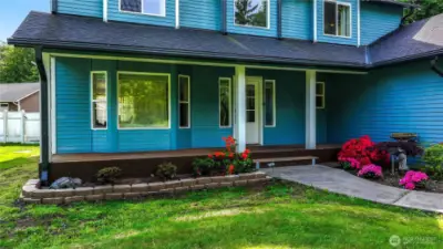 Covered front porch