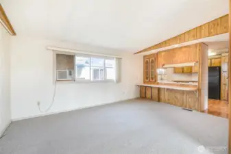Spacious living area