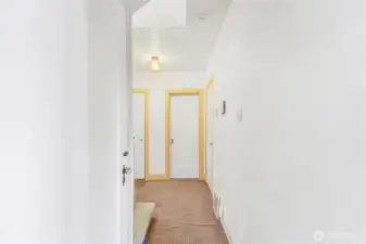 Hallway off kitchen