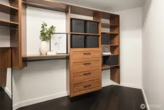 Spacious Lower Level Closet