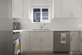 All kitchen appliances included