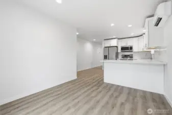 View from dining area.