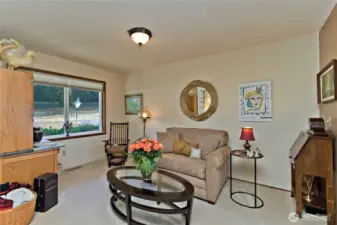 Dining room used as a sitting room