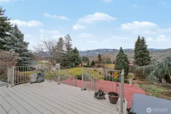 View from Top Deck w/Hot Tub