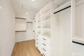 large walk in closet