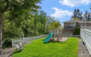 Large yard and play area
