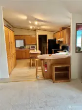 Large open kitchen