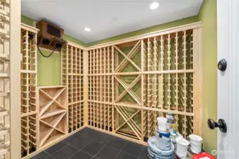 Wine Room in Main Home
