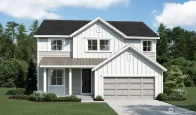 Farmhouse Exterior  Not Actual Home