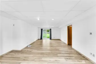 Downstairs family room