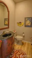 The guest bathroom.