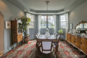 The formal dining Room. Perfect for those larger dinner parties you love to have.