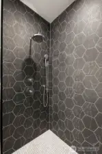 Designer Tile Shower Treatment.