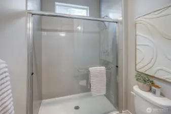 3/4 bath next to guest room on main
