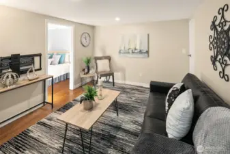 Room to grow—use the finished basement as a flexible second living area.