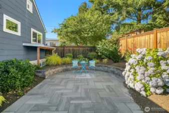 Outdoor dining and BBQs made easy with this private patio.