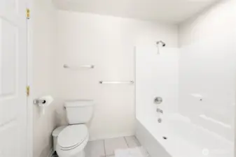 Private bathroom attached to additional bedroom