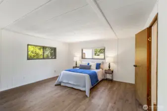 Spacious primary suite.