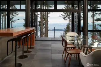 Peaceful views combined with calm interior