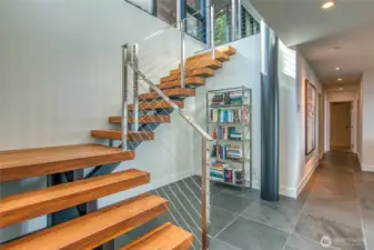 Stairs to lower level