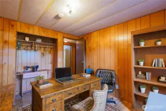 One of the three bedrooms