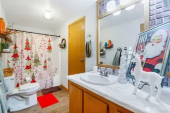 Comfortable guest space ready for friends and family