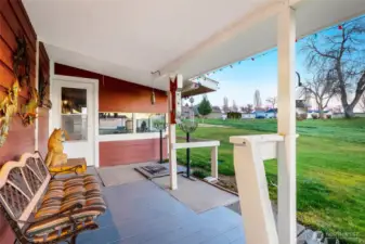 The perfect spot for morning coffee or evening relaxation