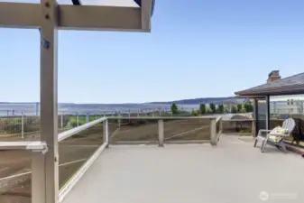 2nd View from Deck w/ Gazebo Space for Hot Tub and Plumbing for Shower