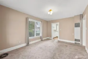 Living room to kitchen.