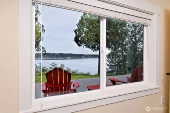 View from the main level bedroom.