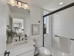 Ensuite primary bathroom