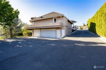 Rear of Home with Extra Parking