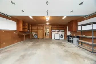 large garage space