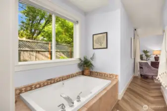 Soak in the tub with a good book.